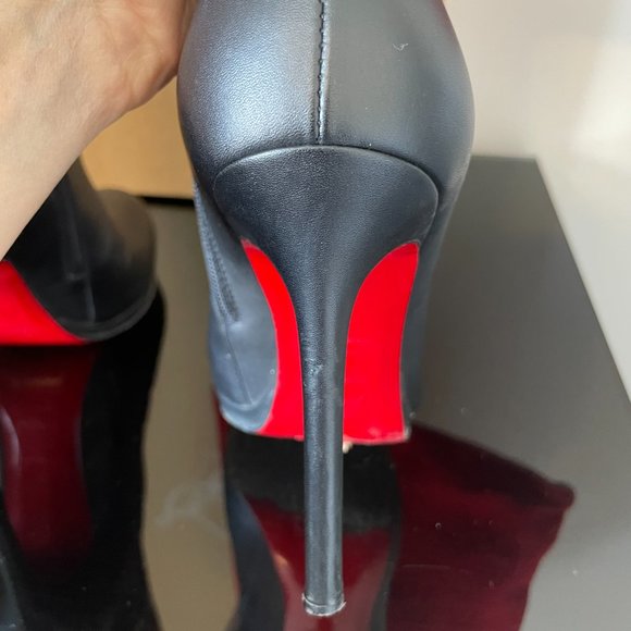 Authentic Christian Louboutin Tall Black Boots 36 - Picture 8 of 9